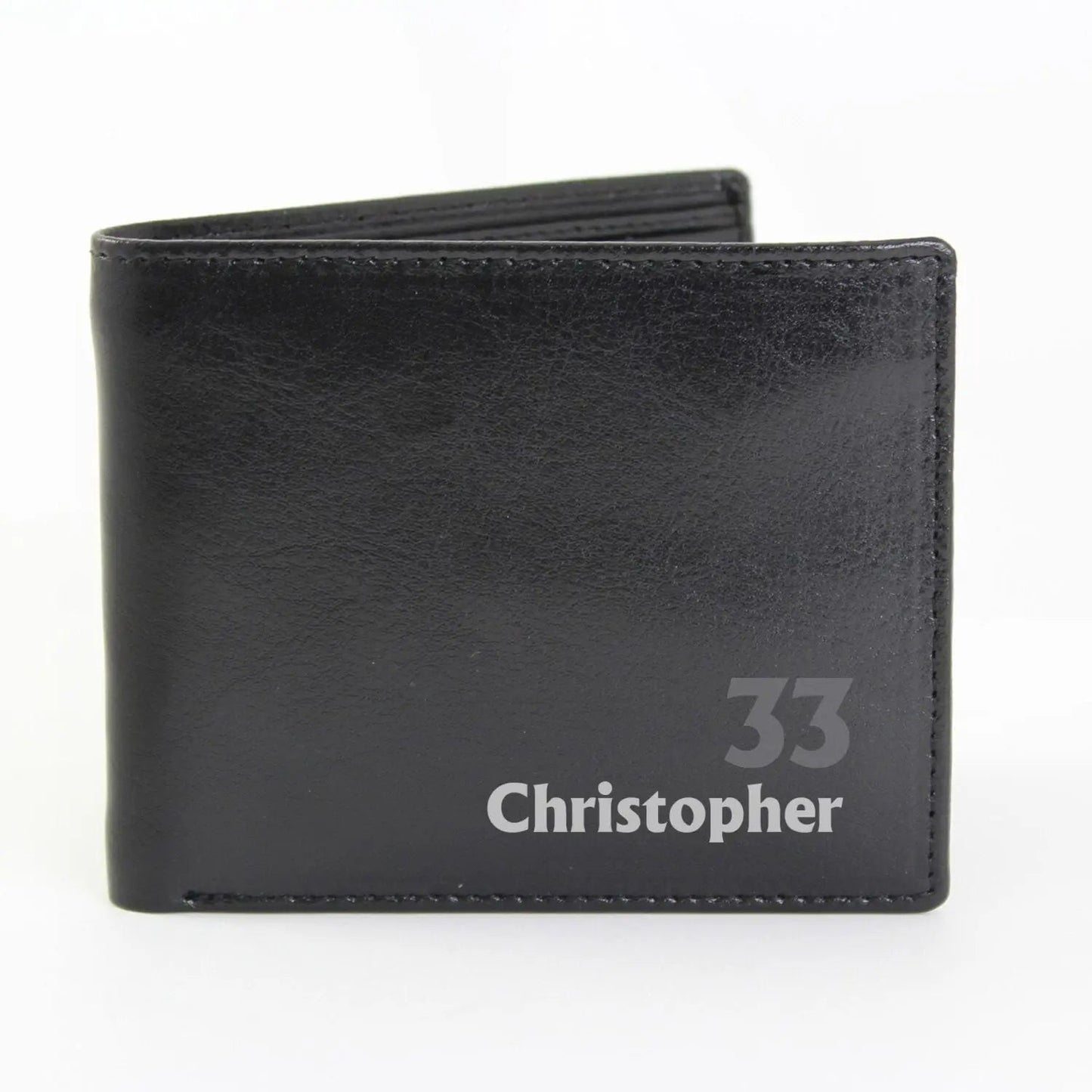 Personalised Birthday Leather Wallet: 2 - Wallets & Money Clips By Gift Moments