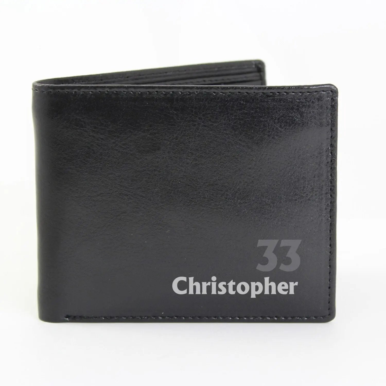 Personalised Birthday Leather Wallet: 2 - Wallets & Money Clips By Gift Moments