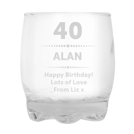 Personalised Birthday Star Tumbler: 6 - Tumblers By Gift Moments