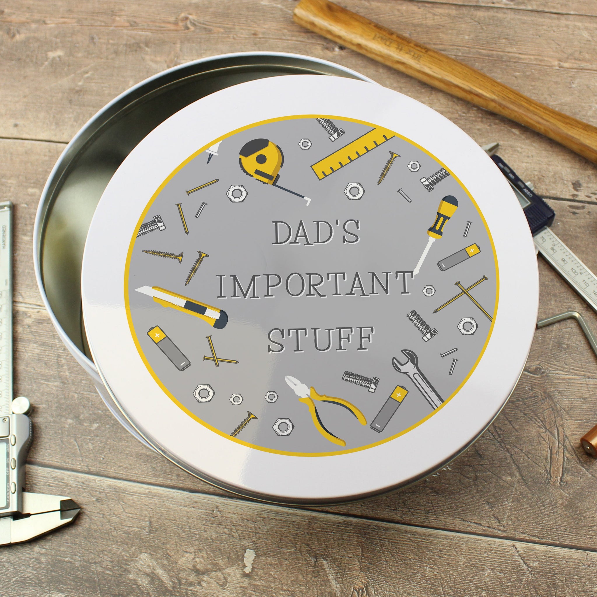 Personalised Bits & Bobs Metal Tin: 4 - Storage By Gift Moments
