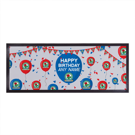 Personalised Blackburn Rovers FC Balloons Bar Runner: 1 - Barware By Blackburn Rovers