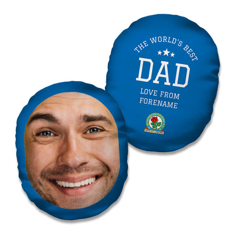 Personalised Blackburn Rovers FC World’s Best Dad Mush Cush: 1 - Cushions By Blackburn Rovers