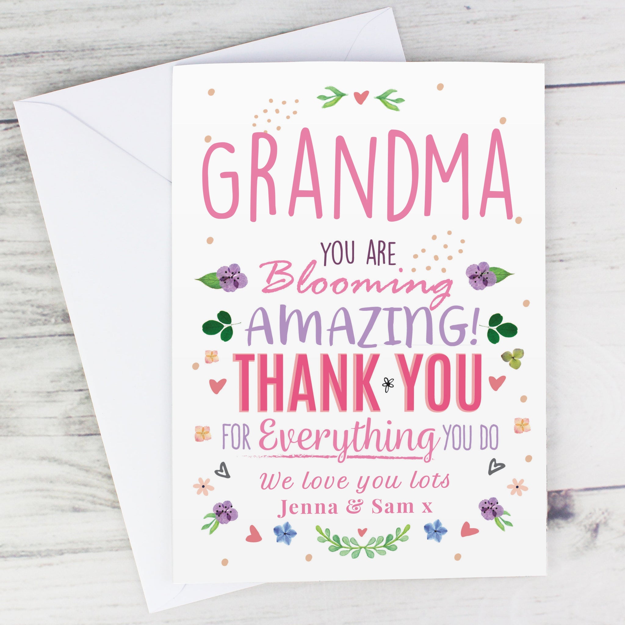 Personalised You Are Blooming Amazing Card: 1 - Greeting Cards By Gift Moments