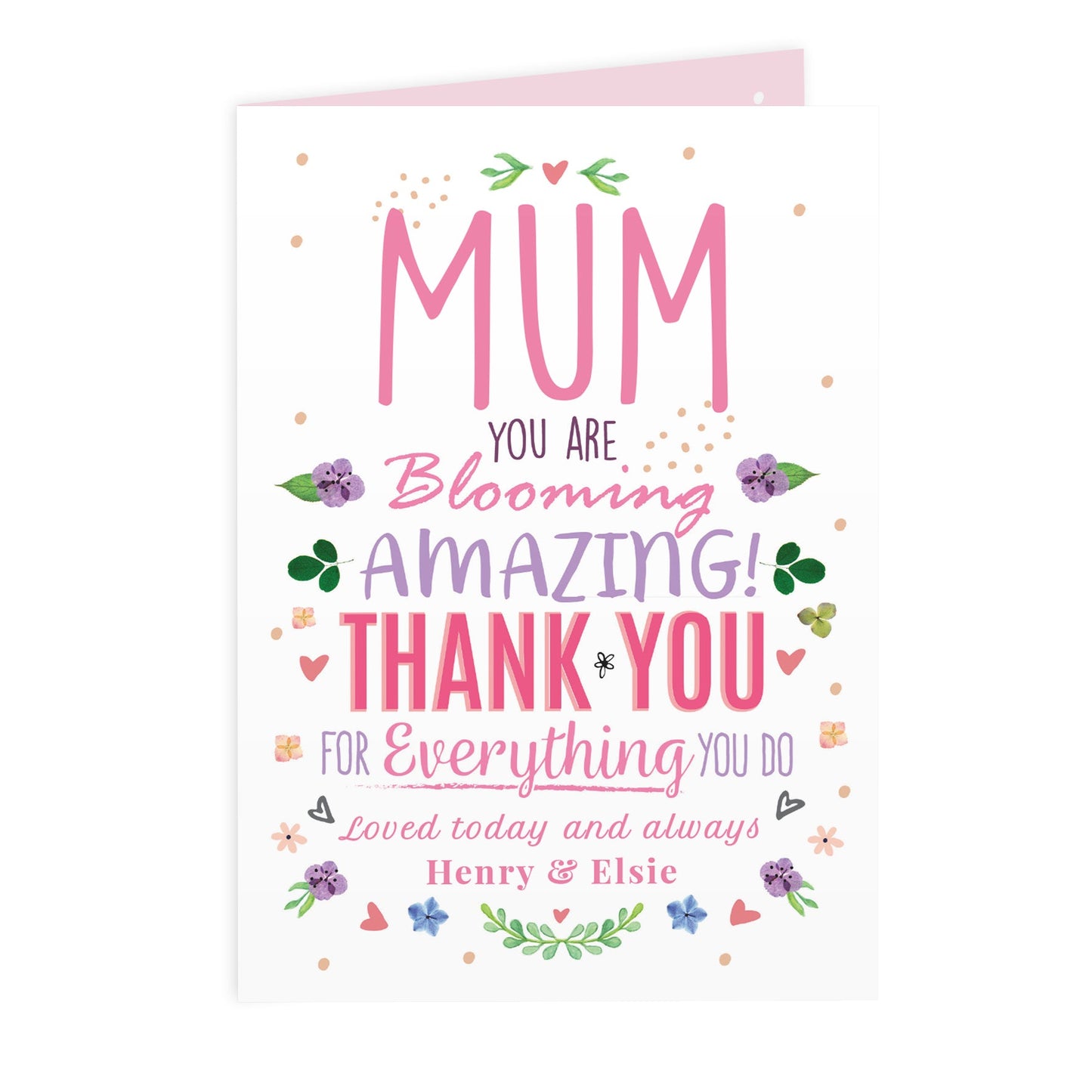 Personalised You Are Blooming Amazing Card: 3 - Greeting Cards By Gift Moments
