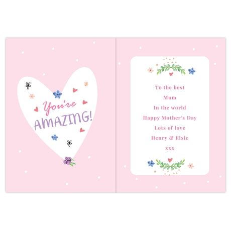 Personalised You Are Blooming Amazing Card: 4 - Greeting Cards By Gift Moments
