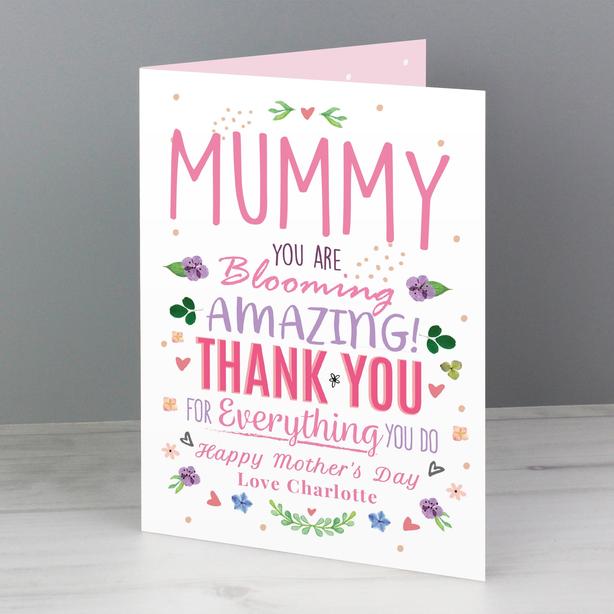Personalised You Are Blooming Amazing Card: 2 - Greeting Cards By Gift Moments