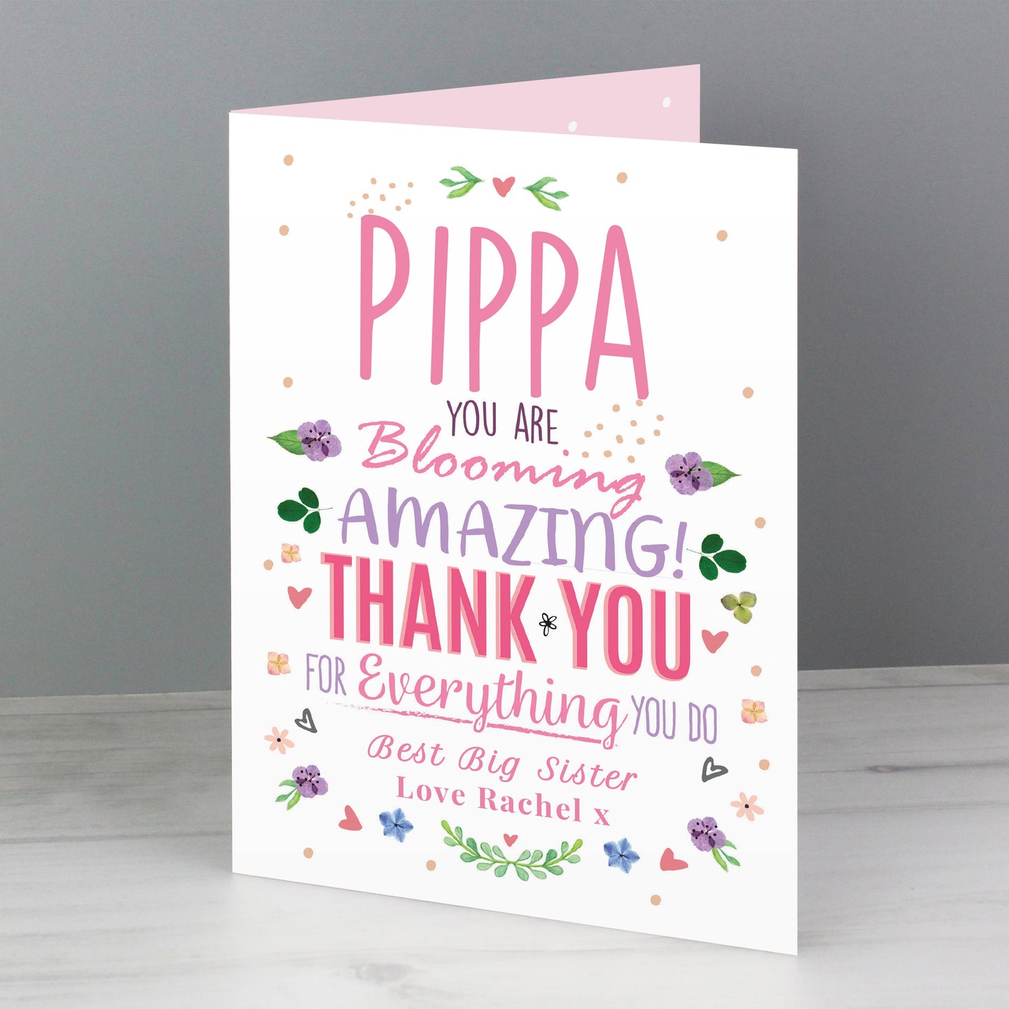 Personalised You Are Blooming Amazing Card: 7 - Greeting Cards By Gift Moments