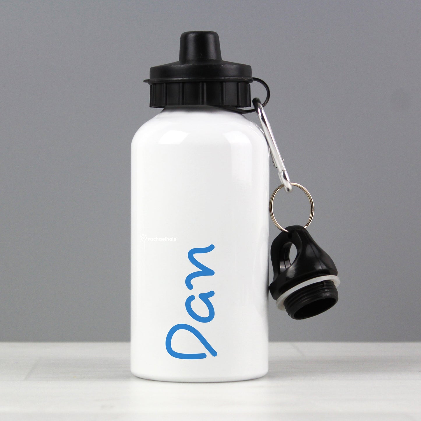 Personalised Blue Name Drinks Bottle: 2 - Kids Bottles By Gift Moments