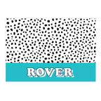Personalised Blue Spots Dog Pet Bowl Mat - Shop Pet Products At Gift Moments - 4
