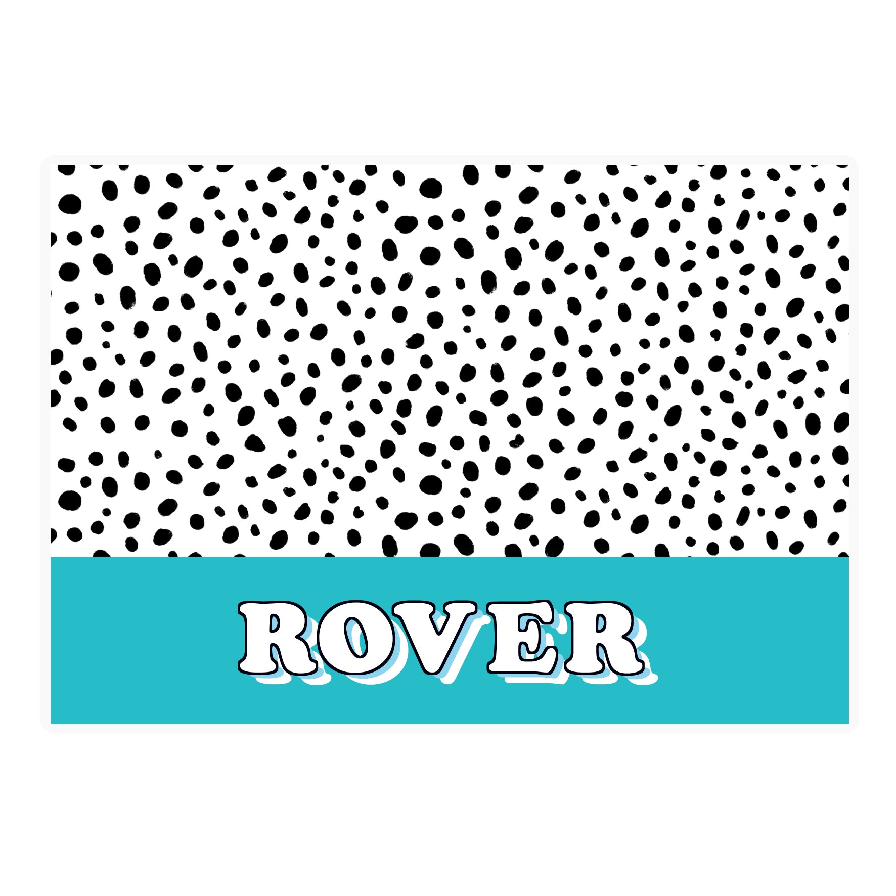 Personalised Blue Spots Dog Pet Bowl Mat - Shop Pet Products At Gift Moments - 4