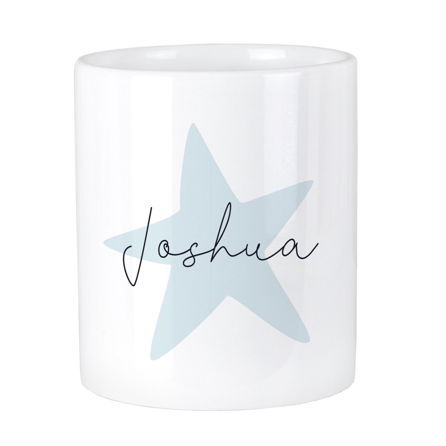 Personalised Blue Star Ceramic Storage Pot: 5 - Storage By Gift Moments