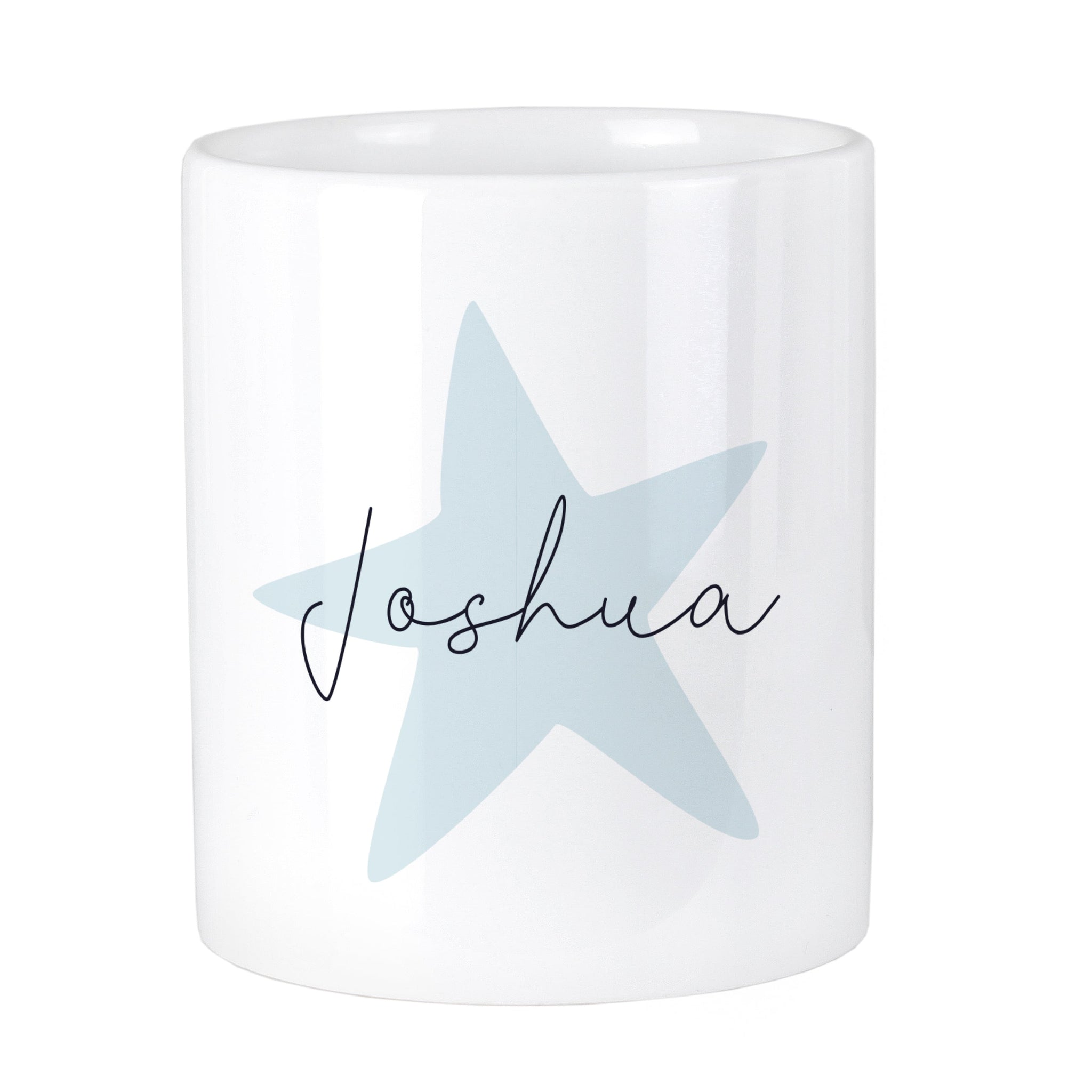 Personalised Blue Star Ceramic Storage Pot: 5 - Storage By Gift Moments