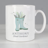 Personalised Blue Wellies Mug: 4 - Mugs By Gift Moments