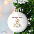 Personalised Boofle My 1st Christmas Bauble - Shop Christmas Baubles At Gift Moments - 1