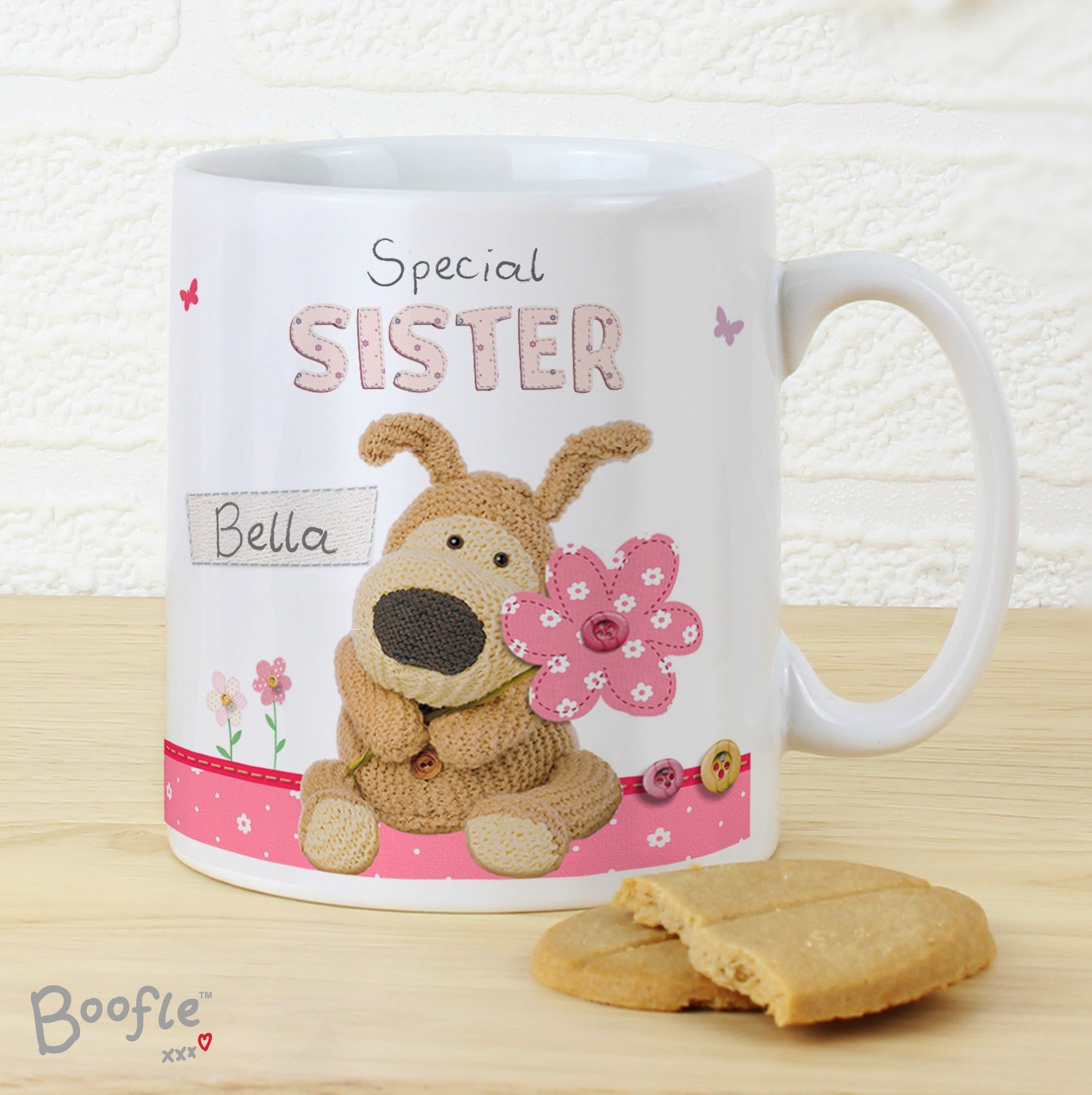Personalised Boofle Flowers Mug: 7 - Mugs By Boofle