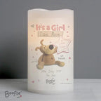 Personalised Boofle It’s a Girl Nightlight LED Candle - Shop LED Lighting At Gift Moments - 1