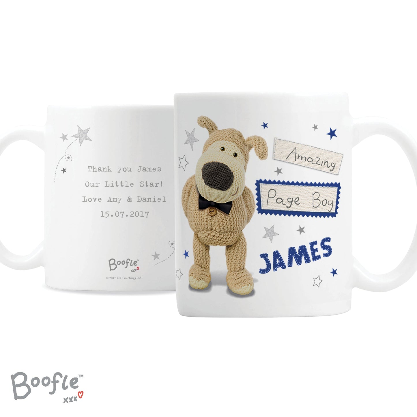 Personalised Boofle Male Wedding Mug: 4 - Mugs By Boofle