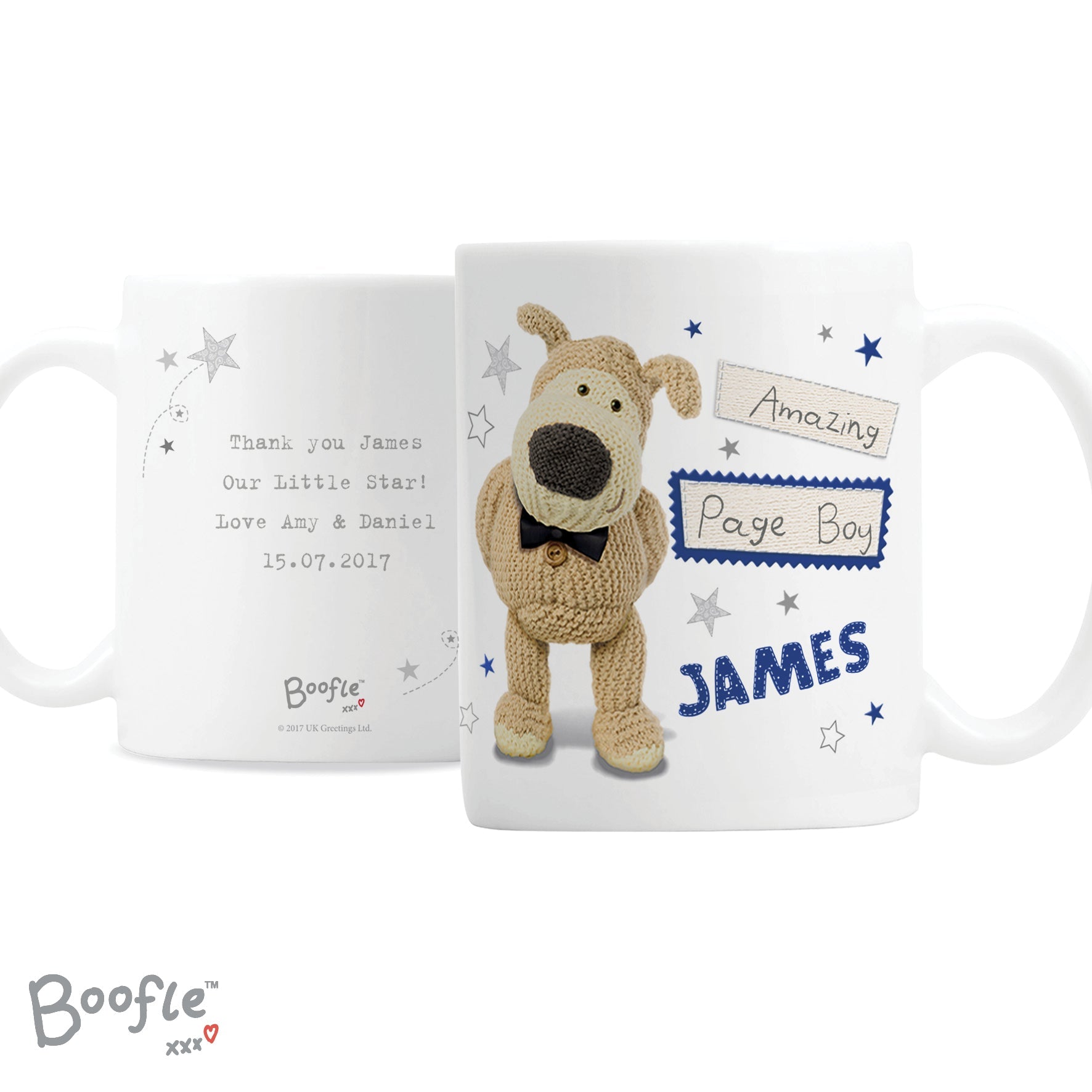 Personalised Boofle Male Wedding Mug: 4 - Mugs By Boofle
