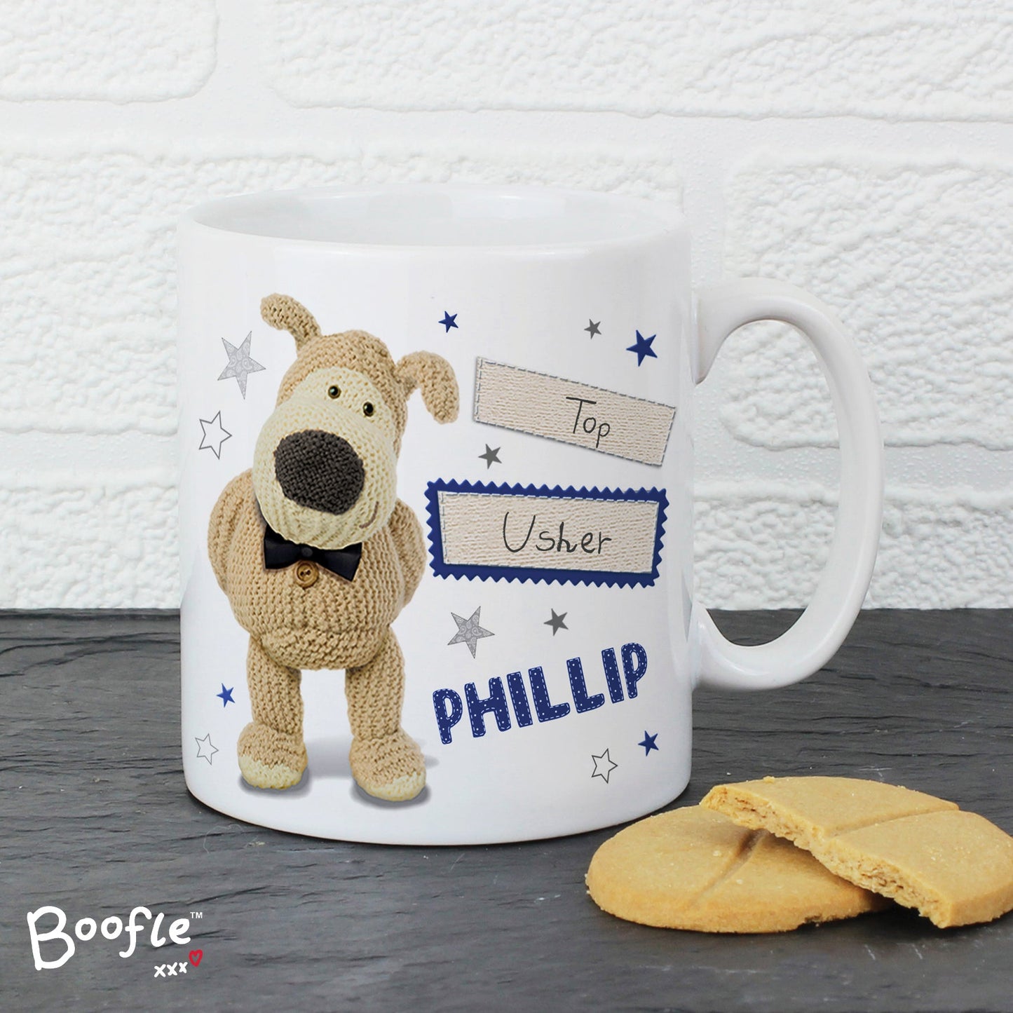 Personalised Boofle Male Wedding Mug: 3 - Mugs By Boofle