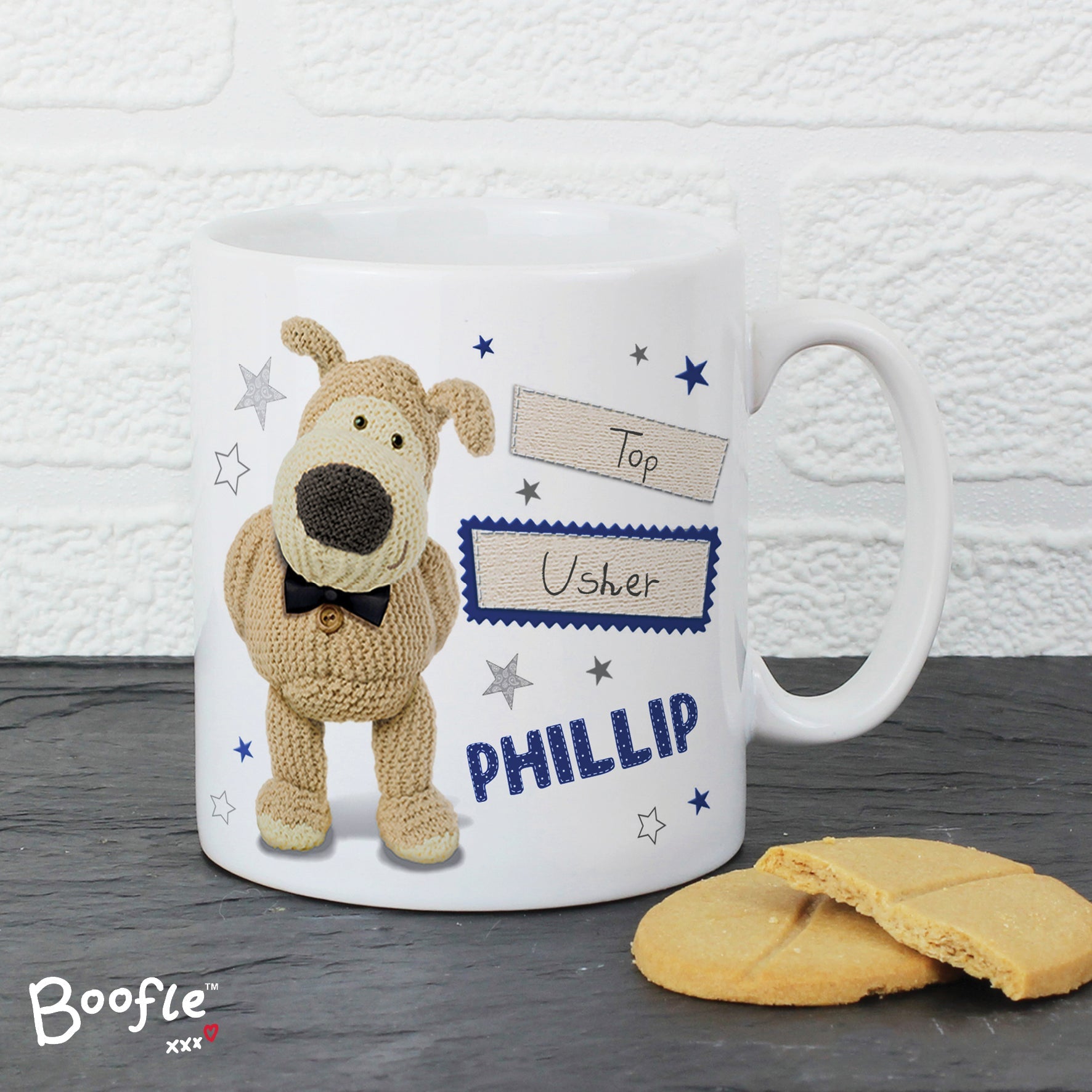 Personalised Boofle Male Wedding Mug: 3 - Mugs By Boofle