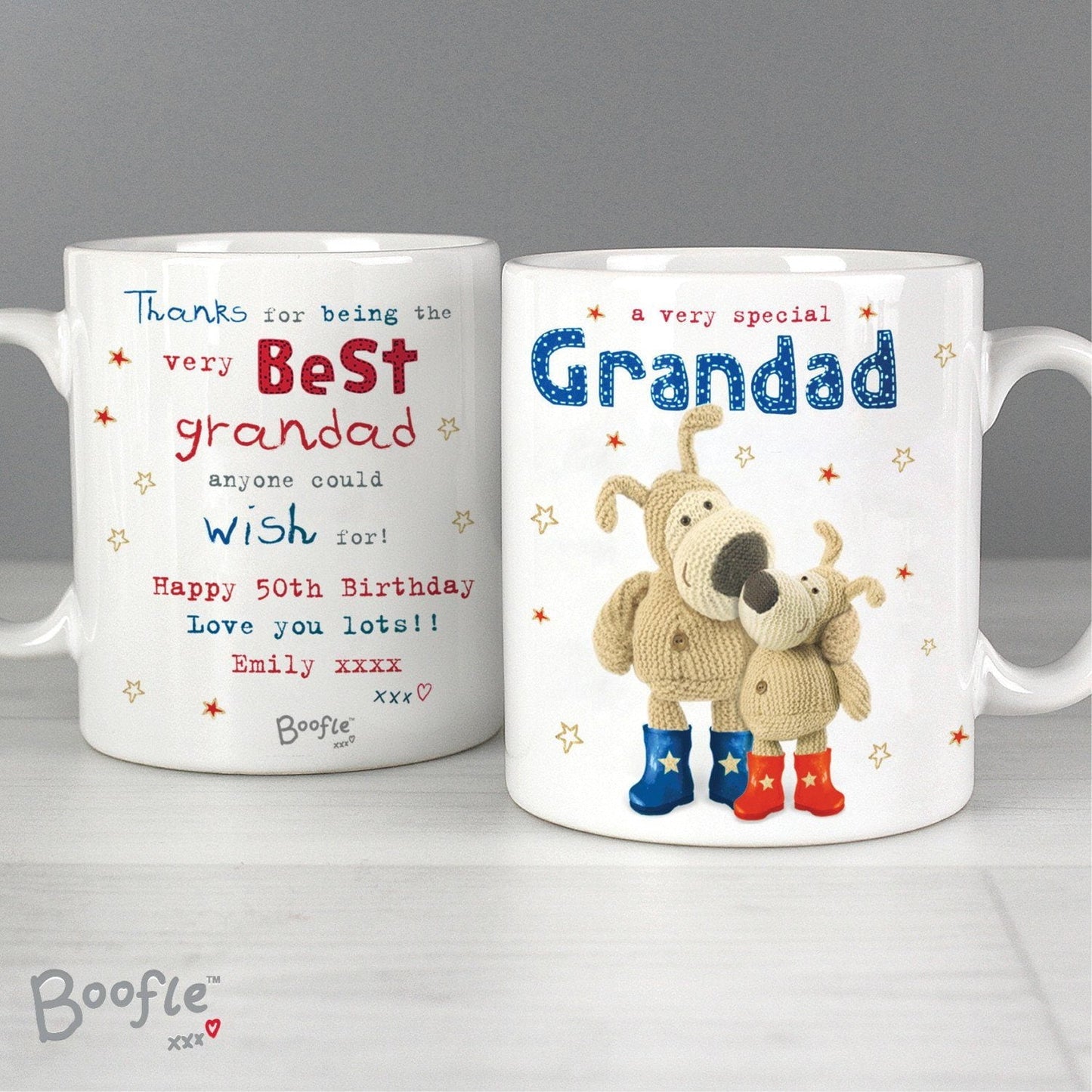 Personalised Boofle Special Grandad Mug: 1 - Mugs By Boofle