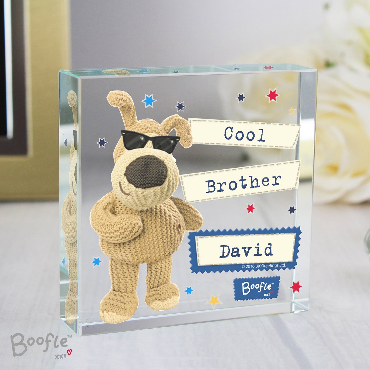 Personalised Boofle Stars Crystal Token: 1 - Crystal Tokens By Boofle