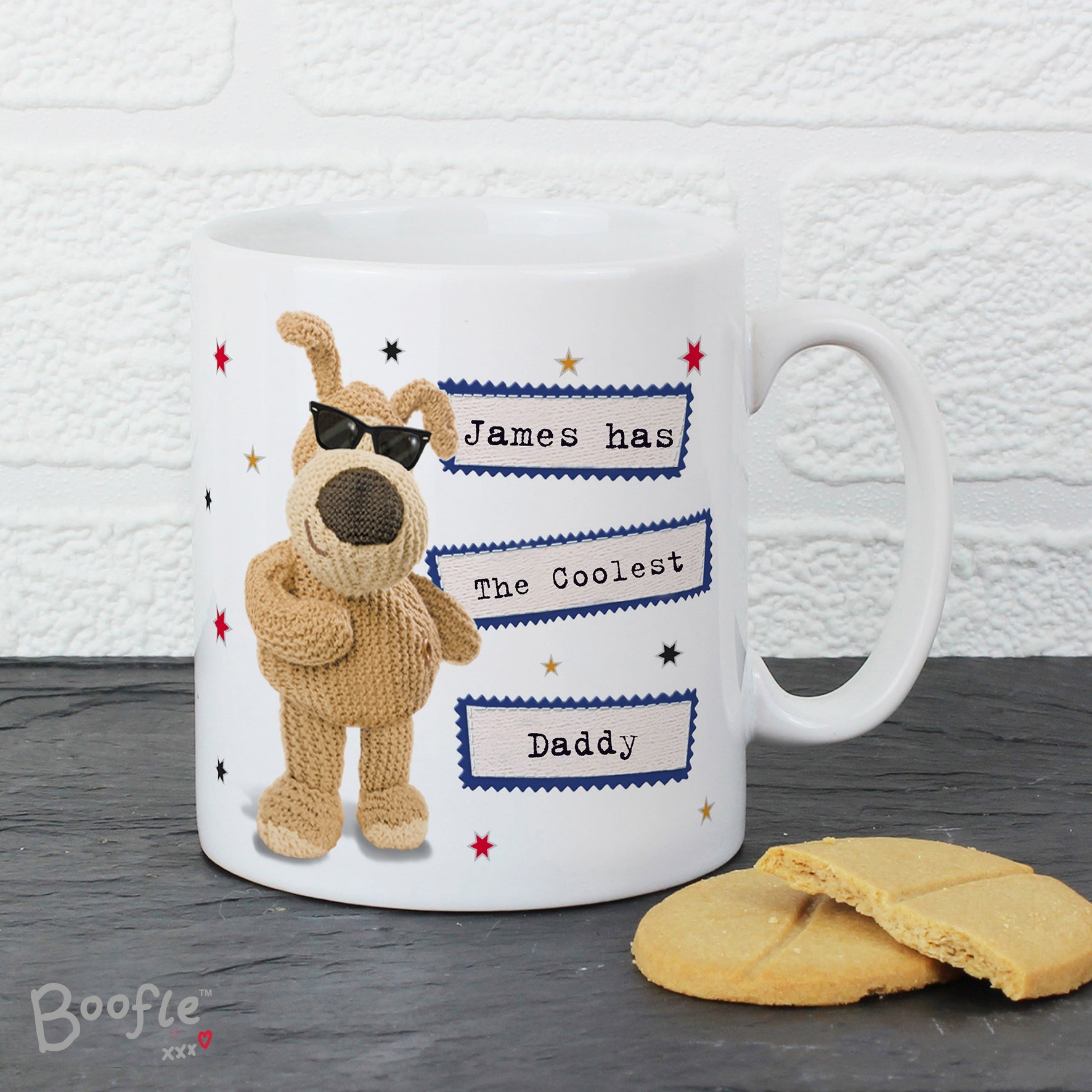 Personalised Boofle Stars Mug: 3 - Mugs By Boofle