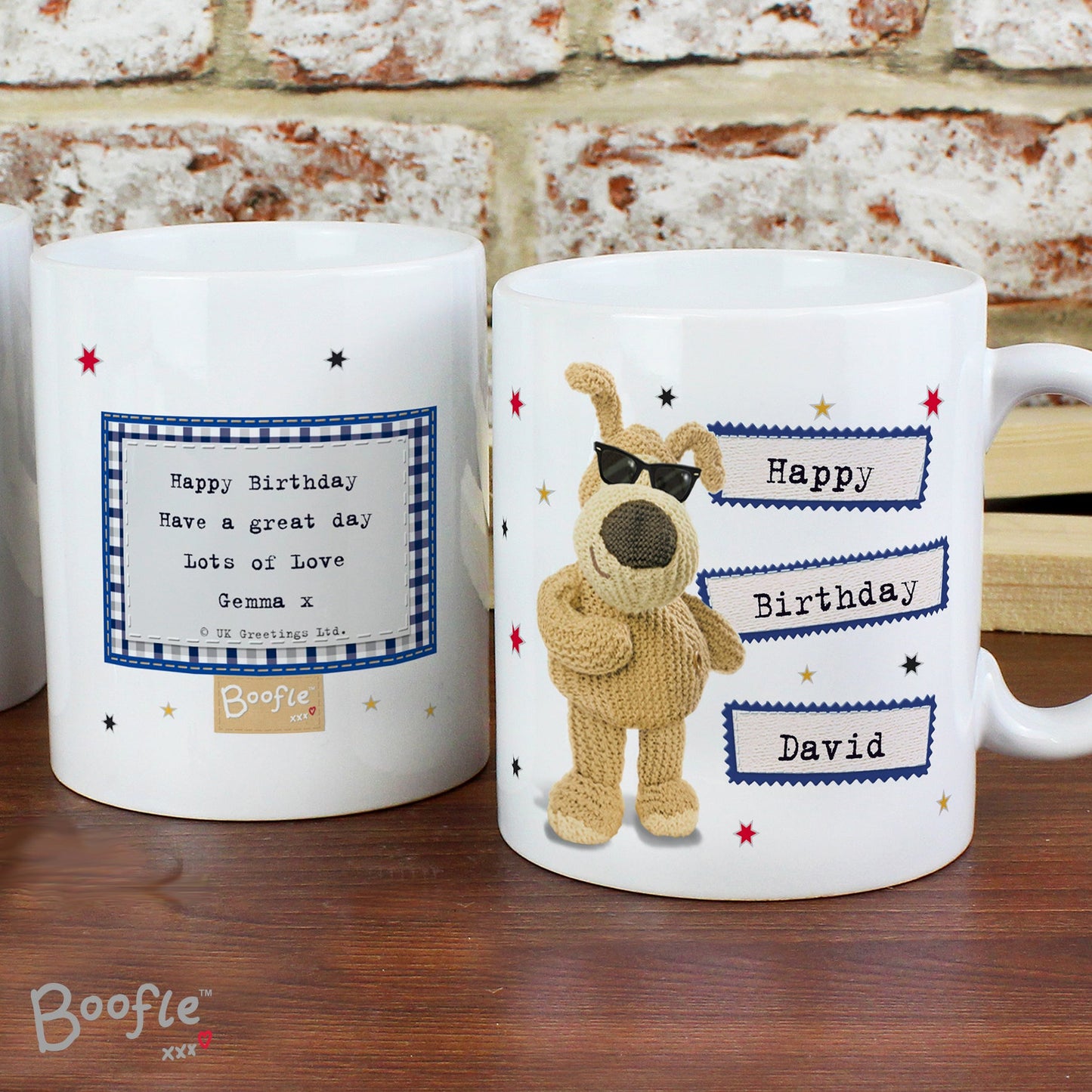 Personalised Boofle Stars Mug: 2 - Mugs By Boofle