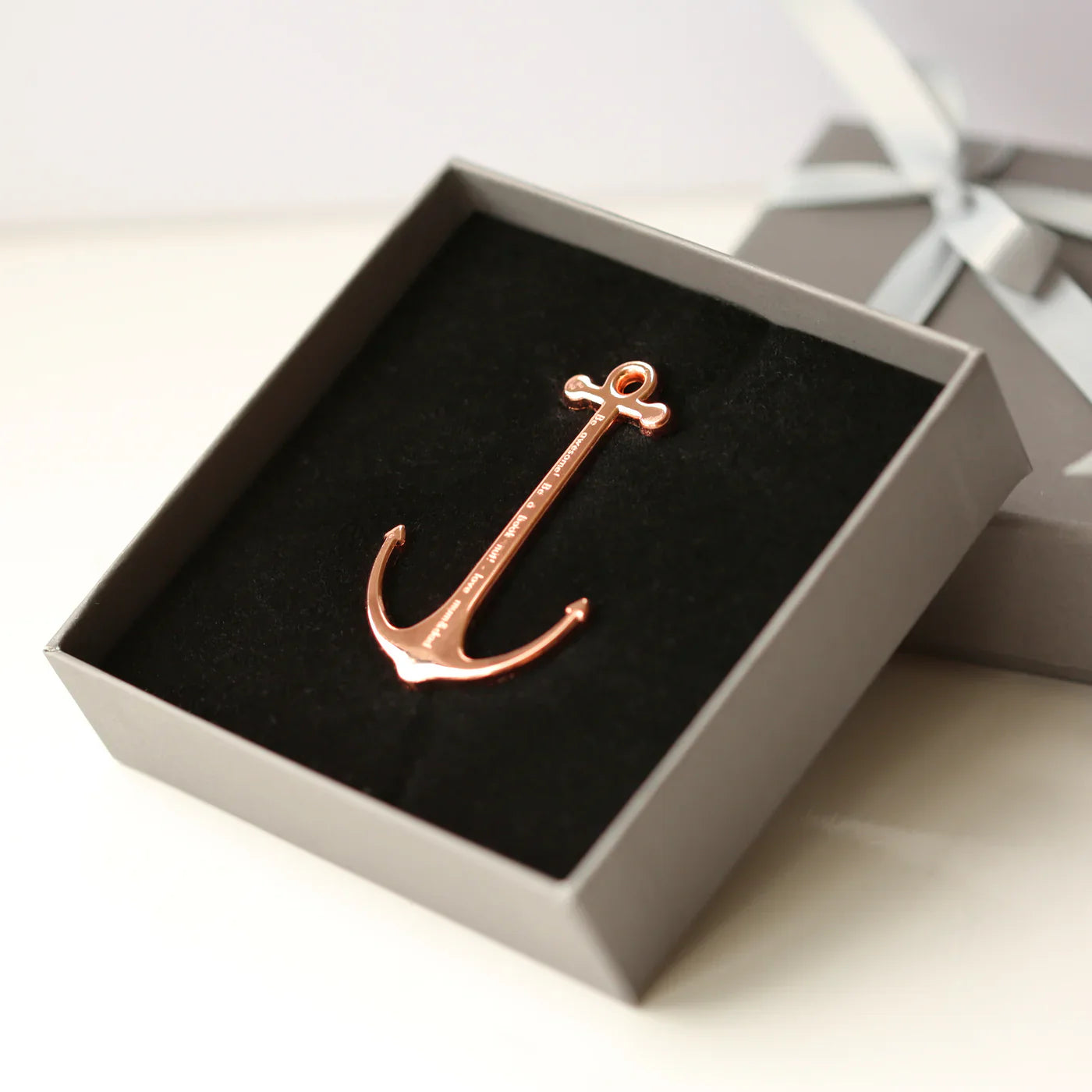 Personalised Book Anchors - Rose Gold - Shop Bookmarks At Gift Moments - 4