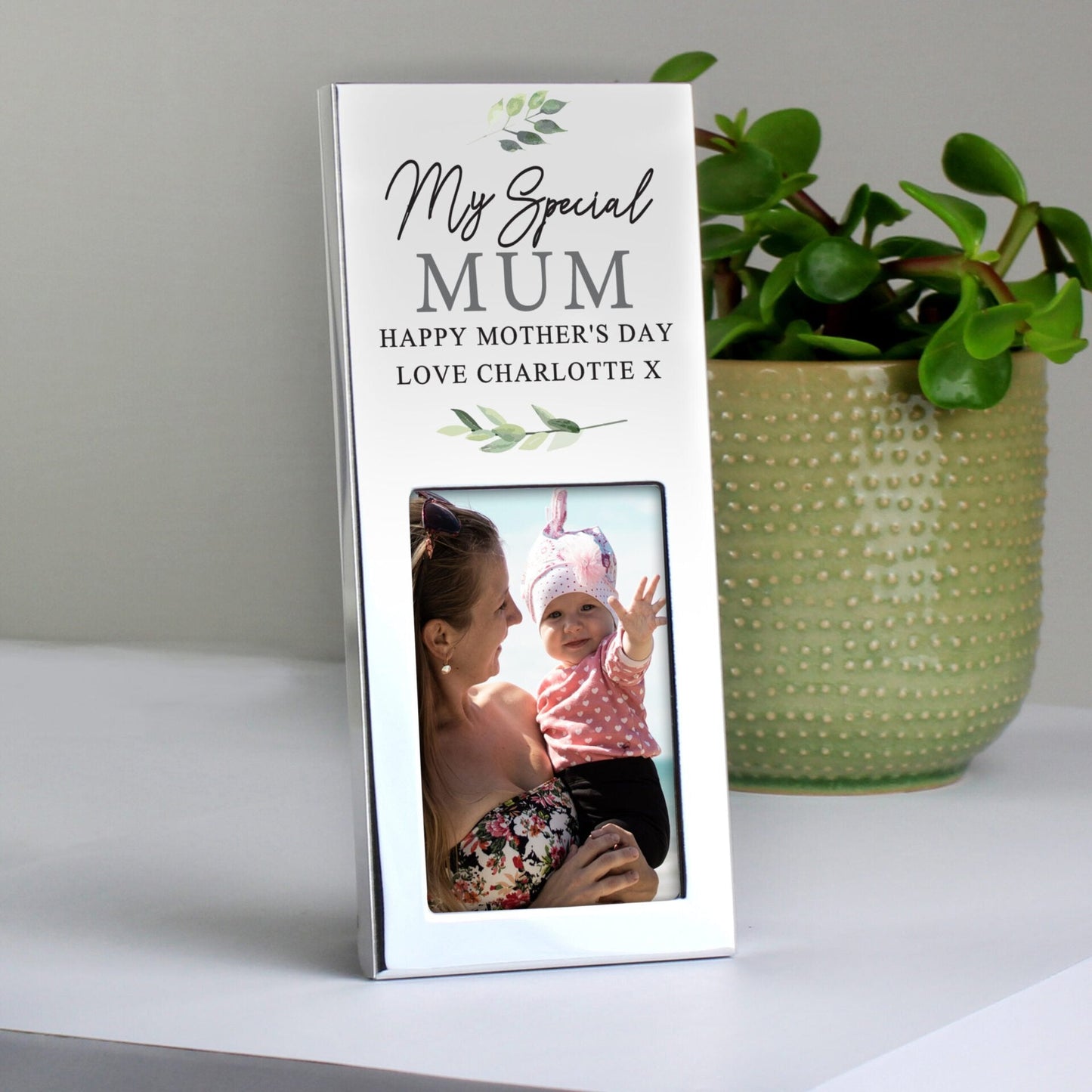 Personalised Botanical 2x3 Photo Frame: 3 - Photo Frames By Gift Moments