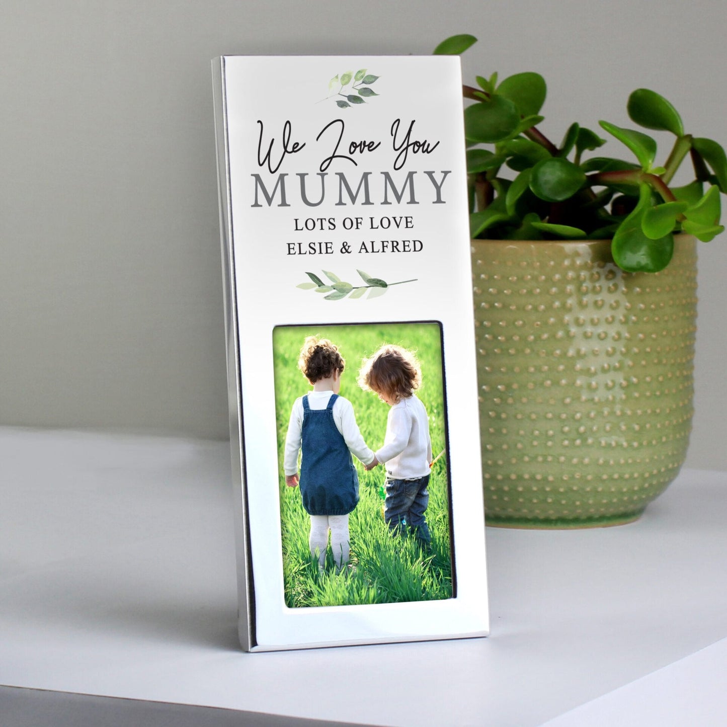 Personalised Botanical 2x3 Photo Frame: 4 - Photo Frames By Gift Moments