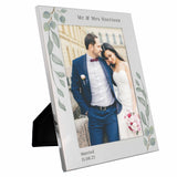 Personalised Botanical 5x7 Photo Frame: 4 - Photo Frames By Gift Moments