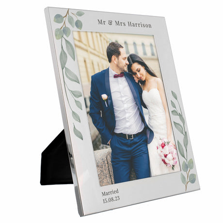 Personalised Botanical 5x7 Photo Frame: 4 - Photo Frames By Gift Moments
