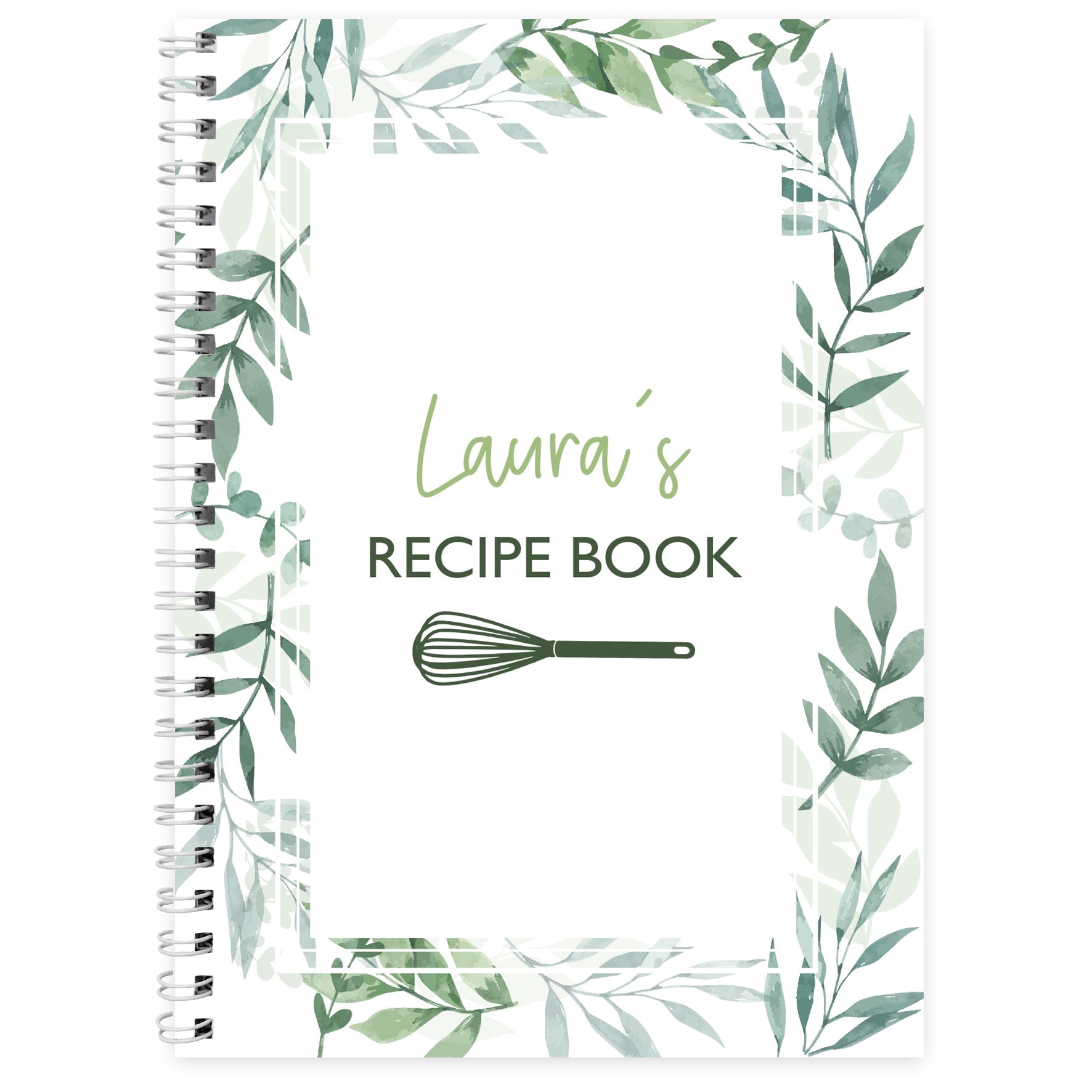 Personalised Botanical A5 Recipe Book Journal - Shop Notebooks At Gift Moments - 4