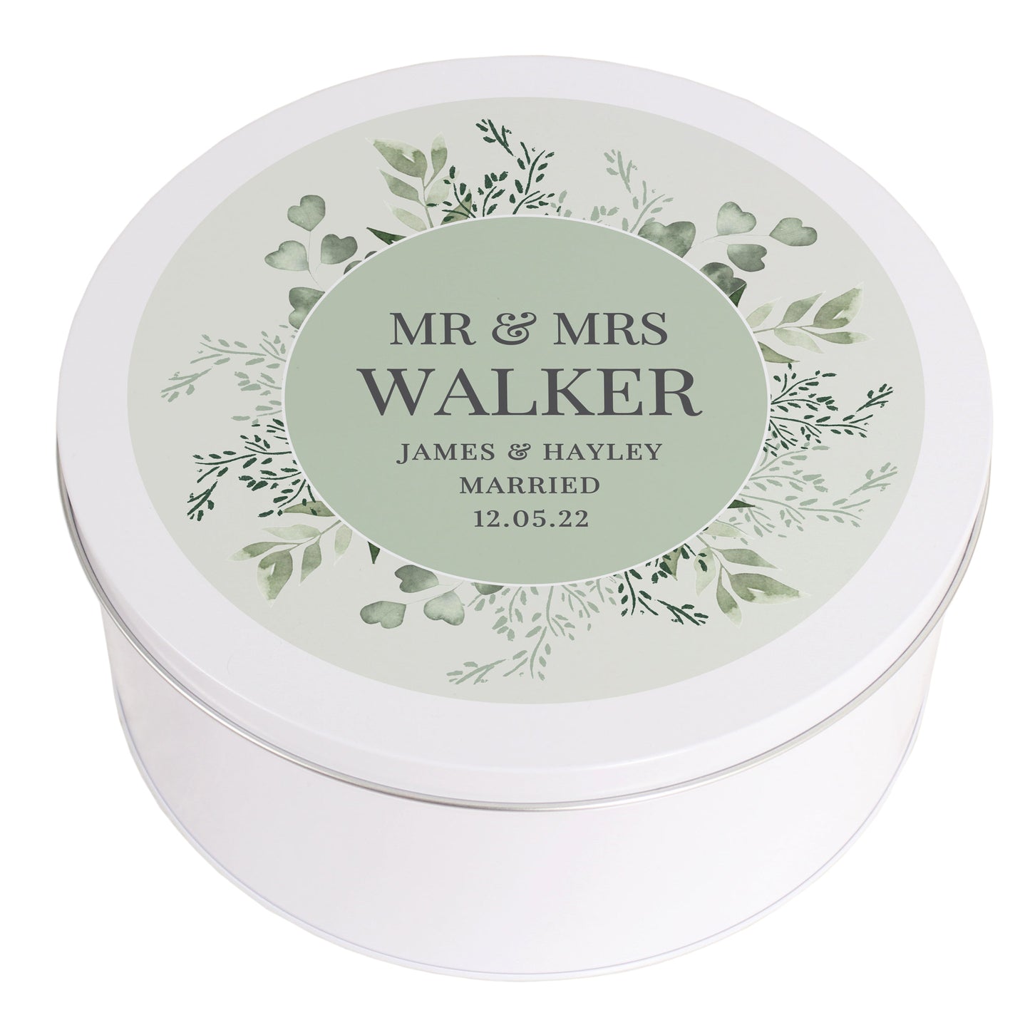 Personalised Botanical Cake Tin: 5 - Storage By Gift Moments