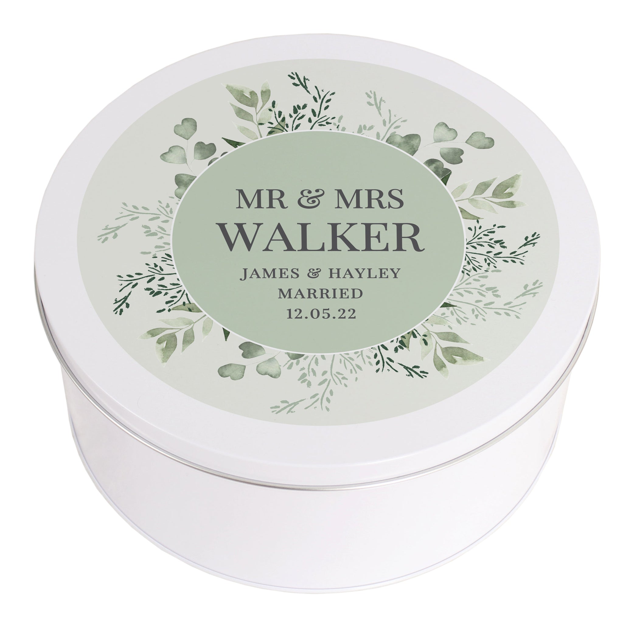 Personalised Botanical Cake Tin: 5 - Storage By Gift Moments