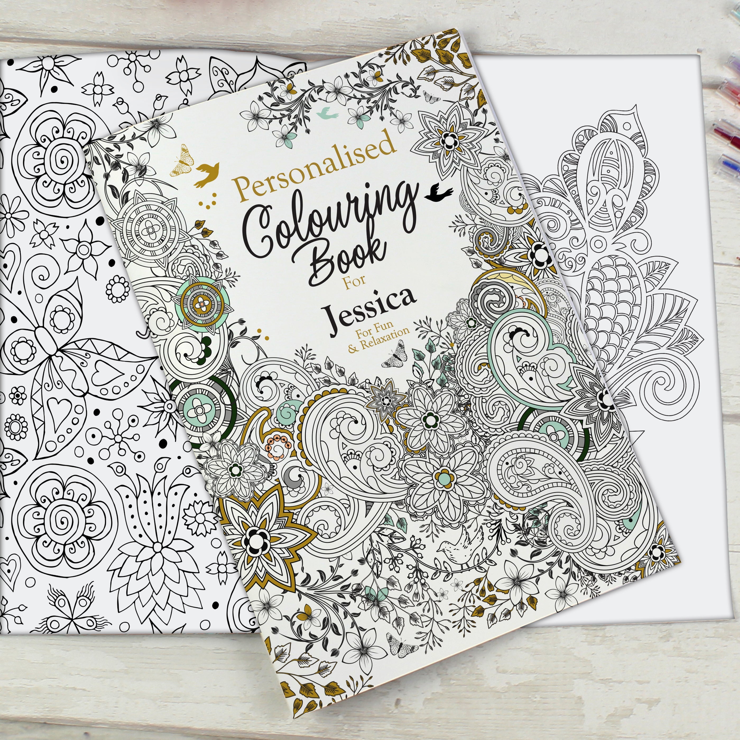Personalised Botanical Colouring Book - Shop Books At Gift Moments - 2