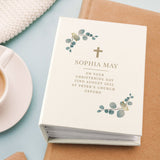 Personalised Botanical Cross 6x4 Photo Album with Sleeves: 1 - Photo Albums By Gift Moments