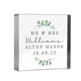 Personalised Botanical Crystal Token: 5 - Crystal Tokens By Gift Moments