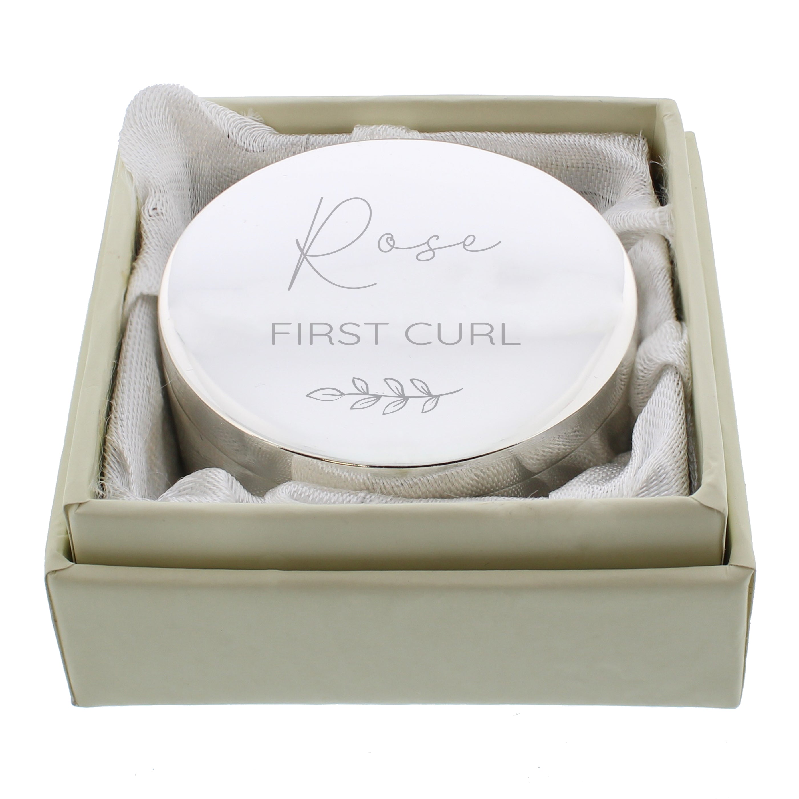 Personalised Botanical First Tooth/Curl Trinket Box - Shop Trinket Boxes At Gift Moments - 5