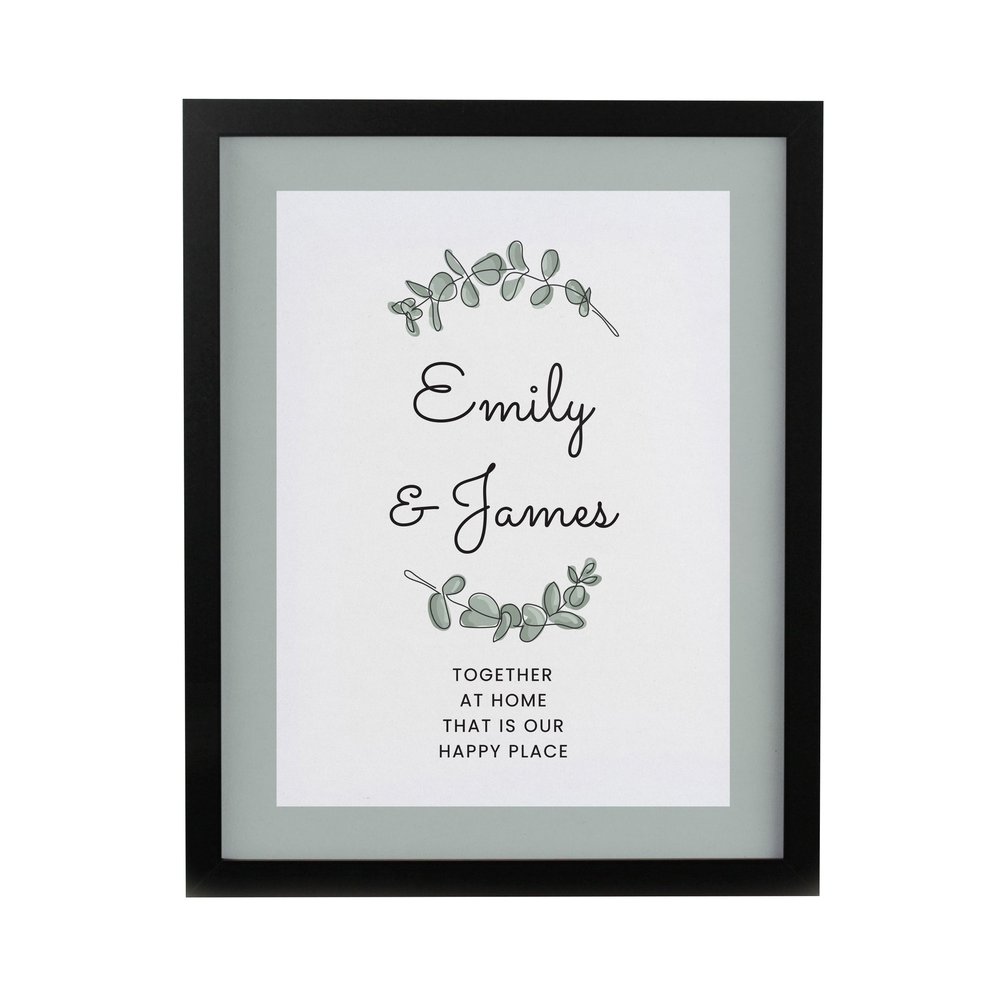 Personalised Botanical Framed Prints: 8 - Framed Prints By Gift Moments