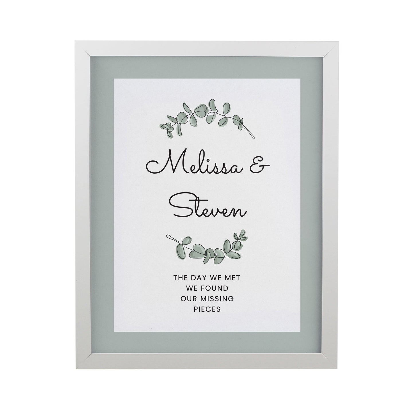Personalised Botanical Framed Prints: 9 - Framed Prints By Gift Moments