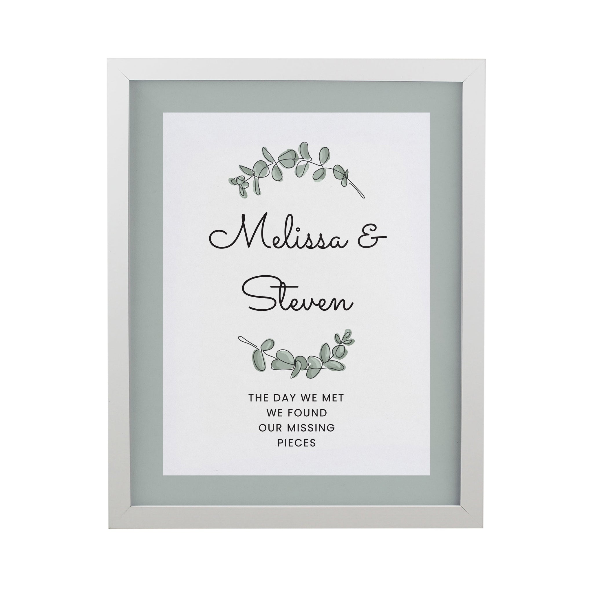 Personalised Botanical Framed Prints: 9 - Framed Prints By Gift Moments