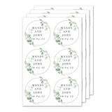 Personalised Botanical Free Text Sticker Set: 5 - Stickers By Gift Moments