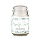 Personalised Botanical Large Scented Jar Candle: 4 - Candles By Gift Moments