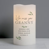 Personalised Botanical LED Candle: 4 - LED Lighting By Gift Moments