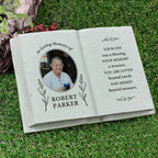 Personalised Botanical Memorial Photo Upload Resin Book - Shop Memorials At Gift Moments - 3