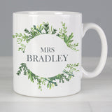 Personalised Botanical Mug: 7 - Mugs By Gift Moments