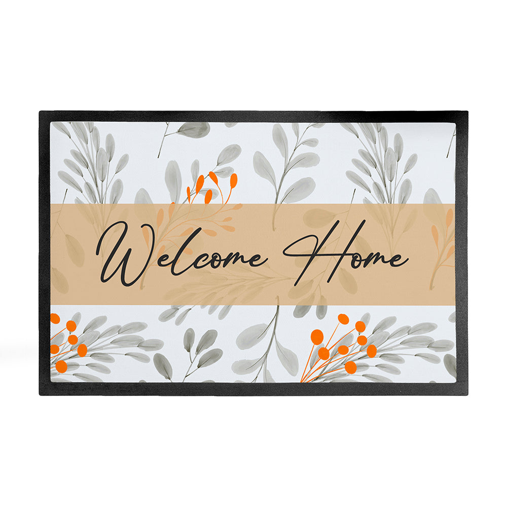 Personalised Botanical Pattern Indoor Doormat: 7 - Doormats By Gift Moments