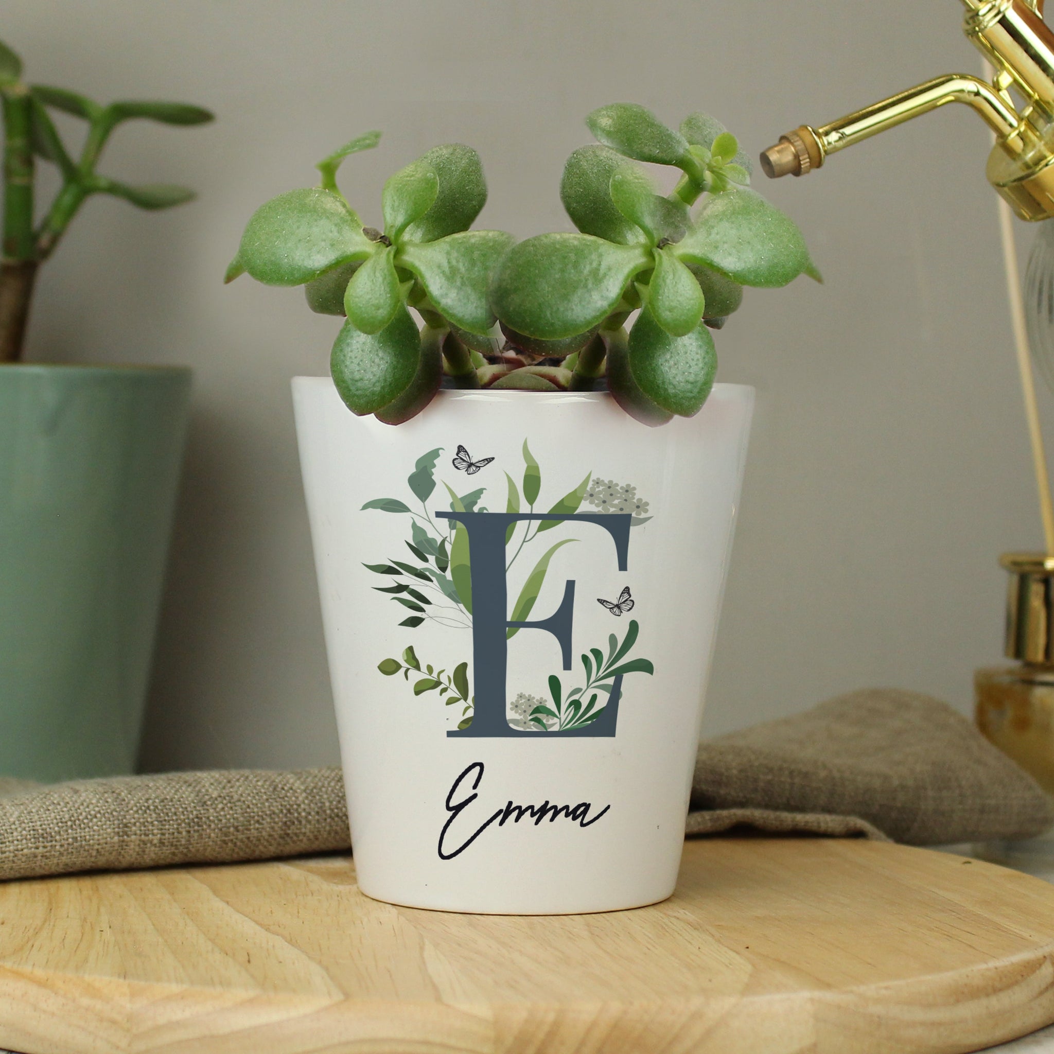 Personalised Botanical Plant Pot: 1 - Pots & Planters By Gift Moments